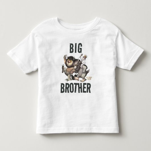 野生の物が存在する場所 | ビッグブラザー トドラーTシャツ (正面)