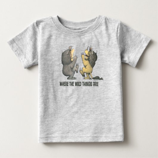 野生の物が存在する場所 |ワイルドなもの ベビーTシャツ (正面)