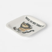 野生の物が存在する場所 |ワイルドなもの ペーパープレート (傾斜あり)