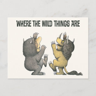 野生の物が存在する場所 ワイルドなもの ポストカード