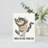 野生の物が存在する場所 |ワイルドなもの ポストカード (スタンド正面)