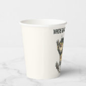 野生の物が存在する場所 |ワイルドなもの 紙コップ (右)