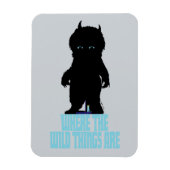 野生の物が存在する場所 |ワイルドThingシルエット マグネット (縦)