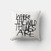 野生の物が存在する場所 |手書き クッション (正面)