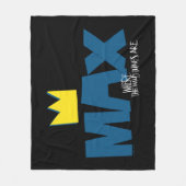 野生の物が存在する場所 |最大とクラウン フリースブランケット (正面)