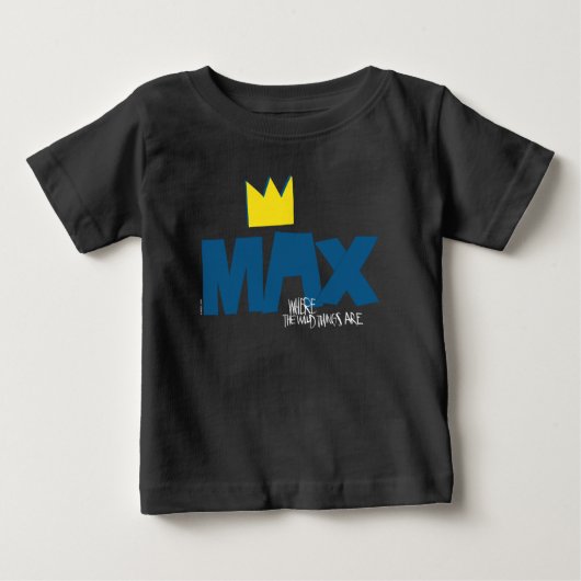 野生の物が存在する場所 |最大とクラウン ベビーTシャツ (正面)