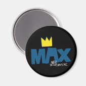 野生の物が存在する場所 |最大とクラウン マグネット (正面/裏面)