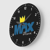 野生の物が存在する場所 |最大とクラウン ラージ壁時計 (傾斜)