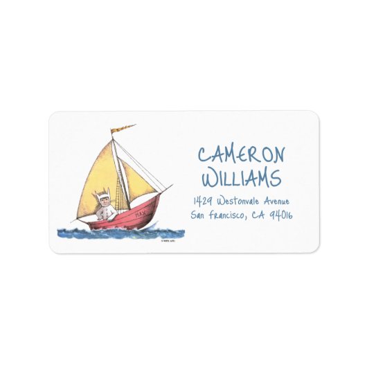 野生の物が存在する場所 |最大セーリング ラベル (正面)