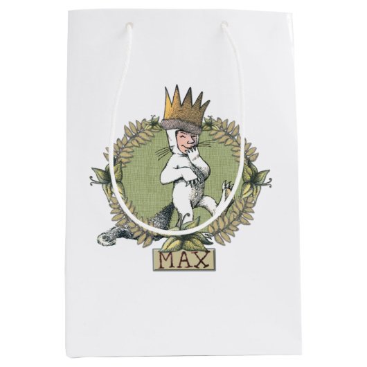 野生の物が存在する場所 |最大バッジ ミディアムペーパーバッグ (正面)