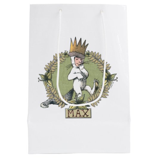 野生の物が存在する場所 |最大バッジ ミディアムペーパーバッグ (裏面)