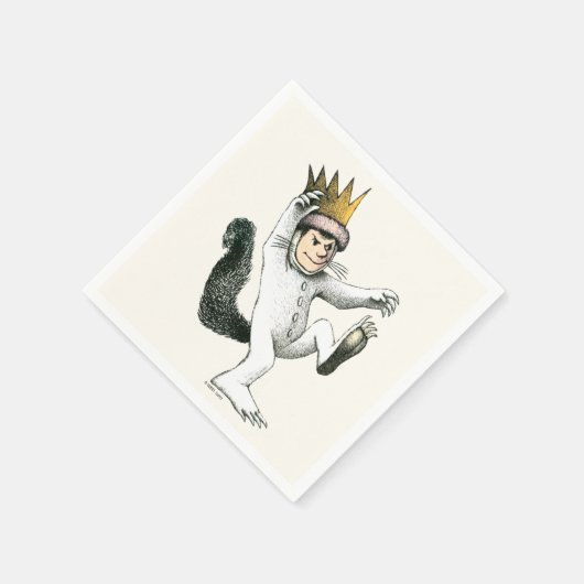 野生の物が存在する場所 |最大 スタンダードカクテルナプキン (角)