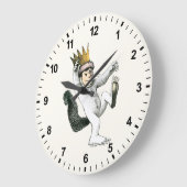 野生の物が存在する場所 |最大 ラージ壁時計 (傾斜)