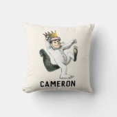 野生の物が存在する場所 |最大 |名前の追加 クッション (正面)