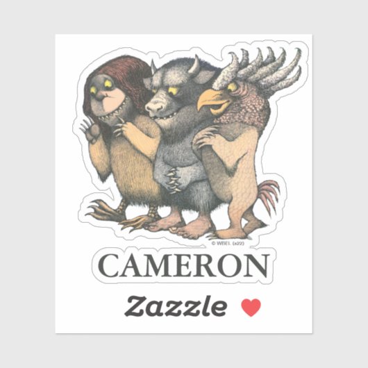 野生の物が存在する場所 |生物 シール (シート)