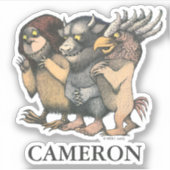 野生の物が存在する場所 |生物 シール (正面)