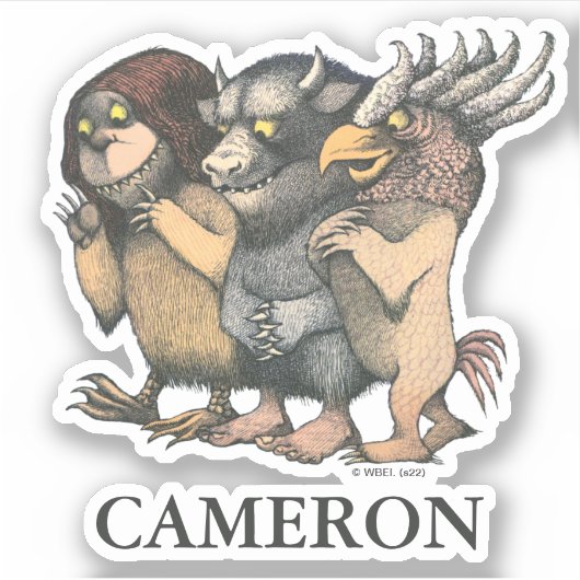 野生の物が存在する場所 |生物 シール (正面)