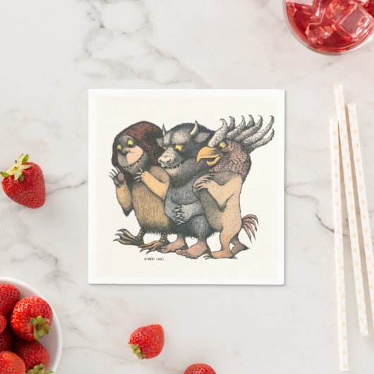 野生の物が存在する場所 |生物 スタンダードカクテルナプキン (インサイチュ)