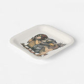 野生の物が存在する場所 |生物 ペーパープレート (傾斜あり)