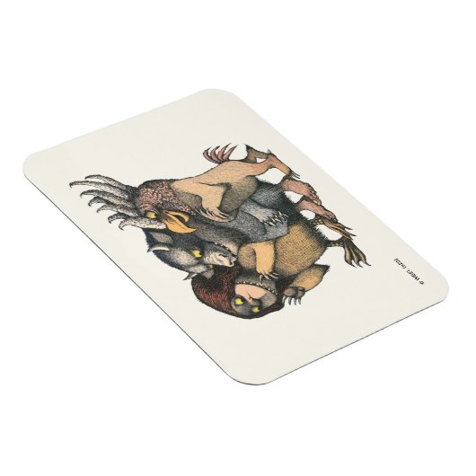 野生の物が存在する場所 |生物 マグネット (右側)