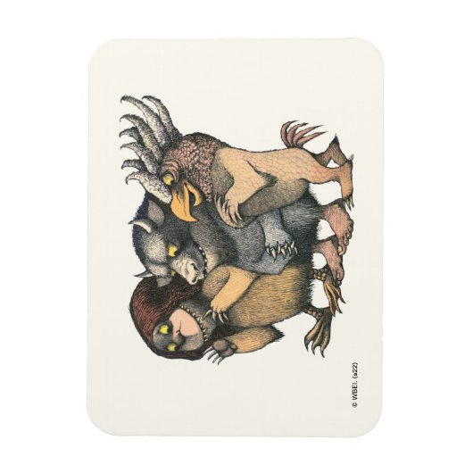 野生の物が存在する場所 |生物 マグネット (縦)