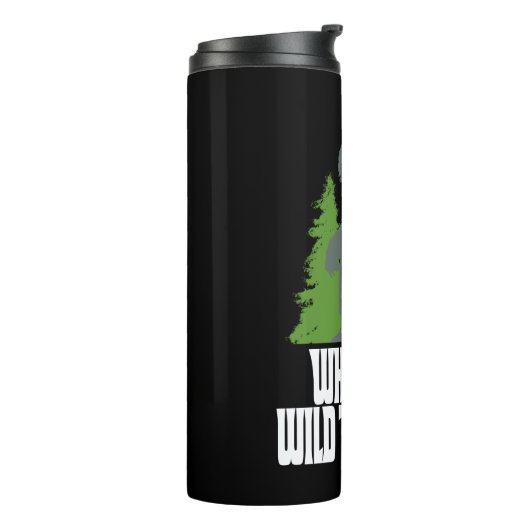 野生の物が存在する場所 |野生のモノと木 タンブラー (回転左)