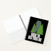 野生の物が存在する場所 |野生のモノと木 ノートブック (内部)