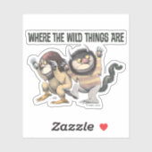 野生の物が存在する場所 | 2つのワイルドなもの シール (シート)