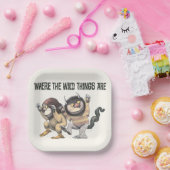 野生の物が存在する場所 | 2つのワイルドなもの ペーパープレート (パーティー)