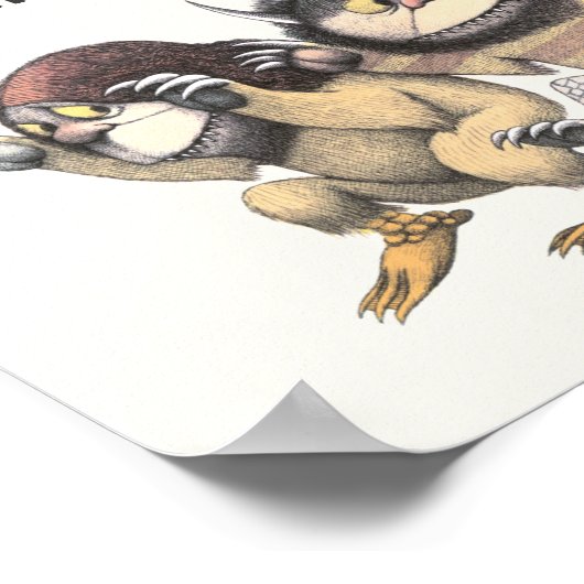 野生の物が存在する場所 | 2つのワイルドなもの ポスター (角)