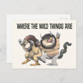 野生の物が存在する場所 | 2つのワイルドなもの ポストカード (正面/裏面)