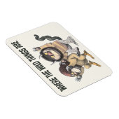 野生の物が存在する場所 | 2つのワイルドなもの マグネット (右側)