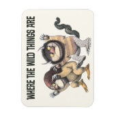 野生の物が存在する場所 | 2つのワイルドなもの マグネット (縦)