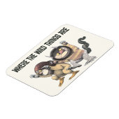 野生の物が存在する場所 | 2つのワイルドなもの マグネット (左側)