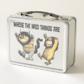 野生の物が存在する場所 | 2つのワイルドなもの メタルランチボックス (裏面)