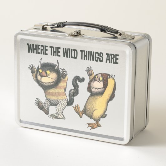野生の物が存在する場所 | 2つのワイルドなもの メタルランチボックス (正面)