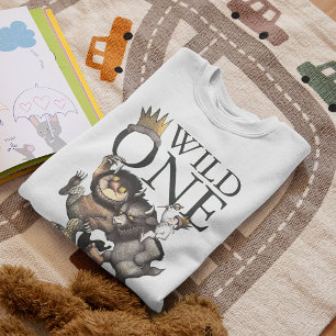 野生の物が ワイルドワンの1歳の誕生日 ベビーTシャツ