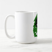 野生の狼の秋 コーヒーマグカップ (左)