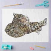 野生の猫シリーズ デザイン3 薄葉紙 (クラフト)