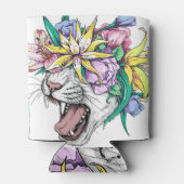 野生の猫、フローラリース、漫画。 缶クーラー (裏面)