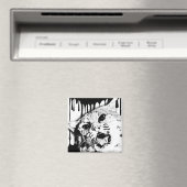 野生の猫 マグネット (インサイチュ (食洗機))