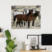 野生の獣 ポスター (ホームオフィス)