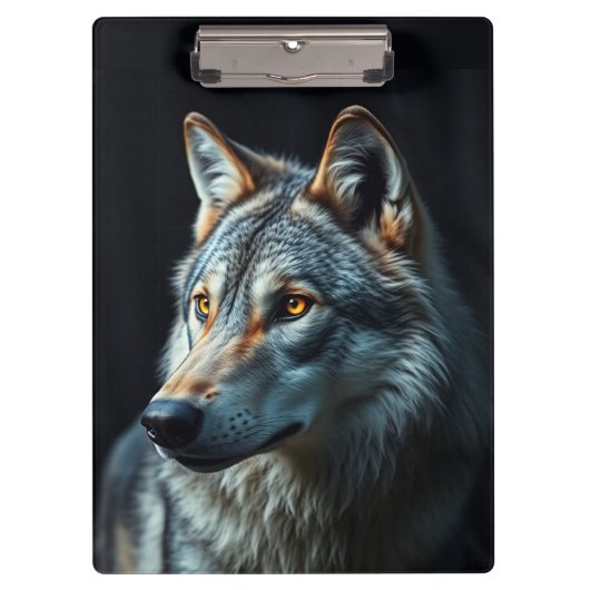 「野生の王、森のアルファ」 クリップボード (正面)