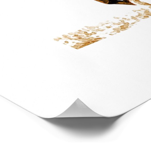 野生の生まれ引用文ランニングである感動的 ポスター (角)