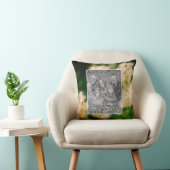 野生の白いバラの散歩写真を追加 クッション (椅子)