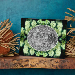 野生の白いバラの散歩自分の写真を作成 フォトプラーク