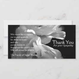 野生の白いバラは1悔やみや弔慰感謝していしています サンキューカード