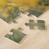 野生の白いフクロウ ジグソーパズル (側面)