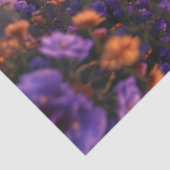 野生の白いマスタンカラフルグの花の三日月 薄葉紙 (詳細)