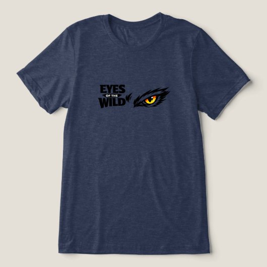 野生の眼 トライブレンドＴシャツ (デザイン正面)